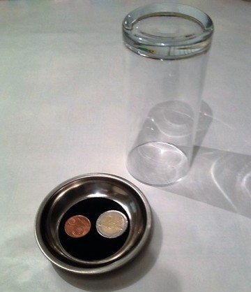 Visual Coin thru Glass