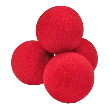 Sponsballen 2'' Regular Rood (4 stuks)
